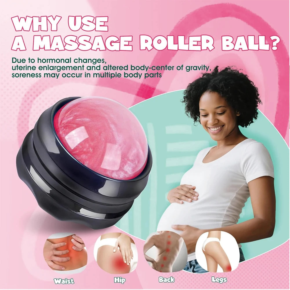 Sheromom's 3/2/1pcs Birth Comb & Massage Roller Ball Kit for Women Labor and Delivery Essentials, Wooden Labor Comb Pregnancy Must Haves