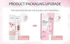 Sheromom's Sakura Facial Cleaner Korean Face Serum Exfoliating Peeling Gel Moisturize Toner Eye Cream Sunscreen Cosmetics Skin Care Set