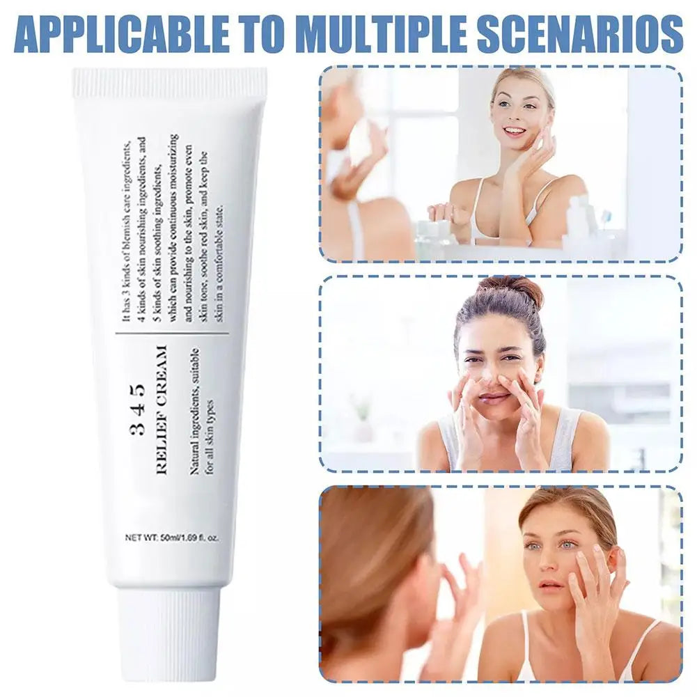 Sheromom's Korean 345 Antioxidant Cream 50ml - Moisturizing Intensive Barrier Repair Oil-control, Soothing for Acne Oily Sensitive Skin