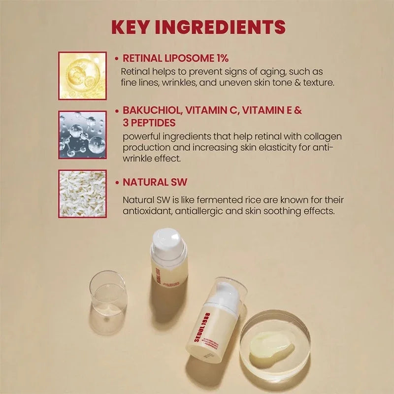 Sheromom's Korean Brand Skin Care Set Seoul 1988 Anti-aging Brightening Eye Cream Sunscreen Anti-wrinkle Essence Rice Cream Essence Water