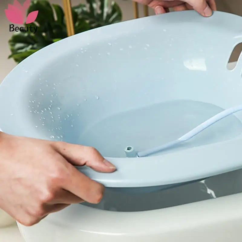 Sheromom's 1Pcs Toilet Seat Bidet Sitz Bathtub Postpartum Care Disabled Basin Perineal Soaking No Squatting
