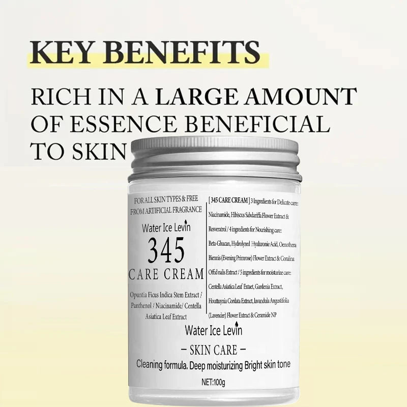 Sheromom's Brand 345 Face Cream Korean Skincare Skin-softening Moisturize FaceCream Gentle Repairing Suitable For Sensitive Skin Face Cream