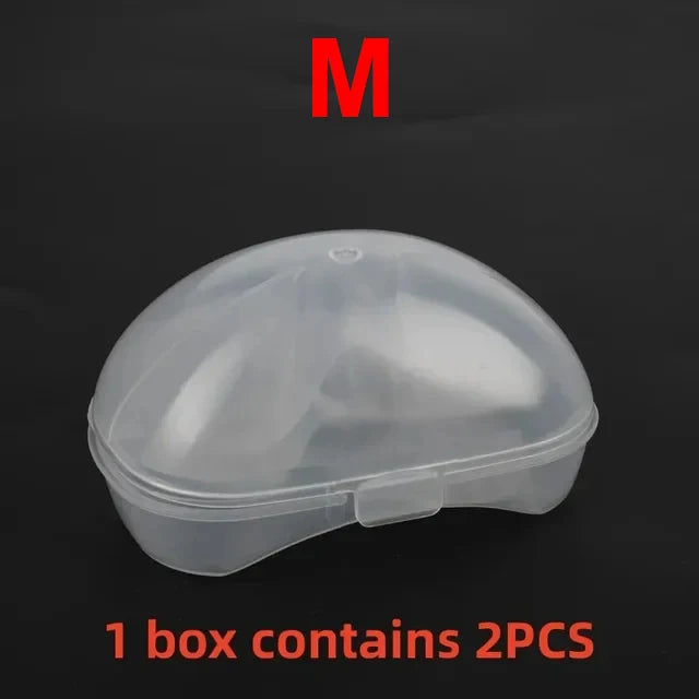 Sheromom's 2Pcs Silicone Breastfeeding Nipple Protectors Feeding Mother Nipple Shields Protection Cover Soft Milk Feeding Nursing Shield