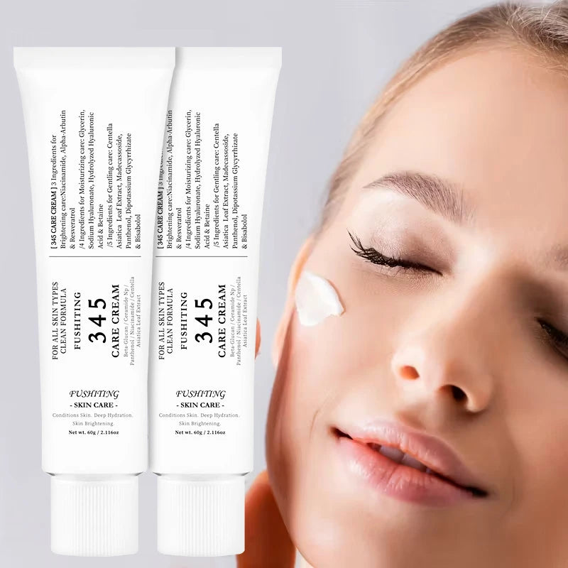 Sheromom's Brand 345 Face Cream Korean Skincare Skin-softening Moisturize FaceCream Gentle Repairing Suitable For Sensitive Skin Face Cream