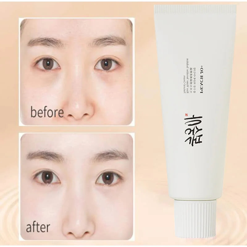 Sheromom's Korean Rice Extract Cream Spf50+ Hydrate Moisturizing Improve Dullness Even Out Brighten Skin Tone Last Light-feeling Concealer
