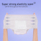 Sheromom's 10pc/pack Large Size Disposable Menstrual Pad Underpants for Women Quick Absorption Postpartum Panties Adult Incontinence Briefs