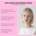 Sheromom's Recovery Face Moisturizer Cream,Skin Radiant Firming Brightening Tendering Cream,Korean Women & Men Daily Facial Hydrating Skincare