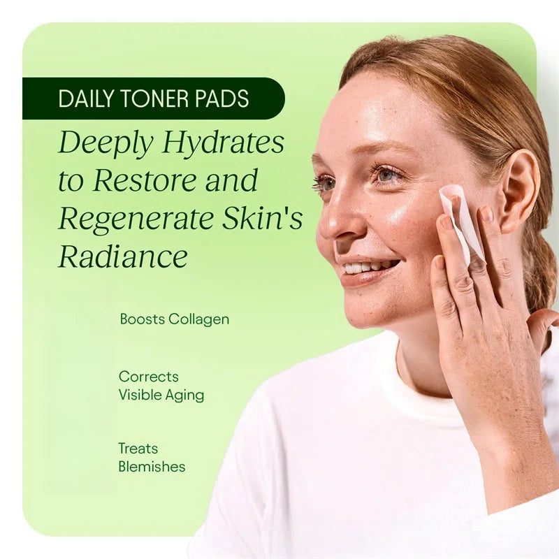 Sheromom's Korean NAD+ Anti-Aging Cream & 100pcs Polishing Cotton Pads Skin Rejuvenation Cell Renewal Enhance Skin Elasticity Daily Care