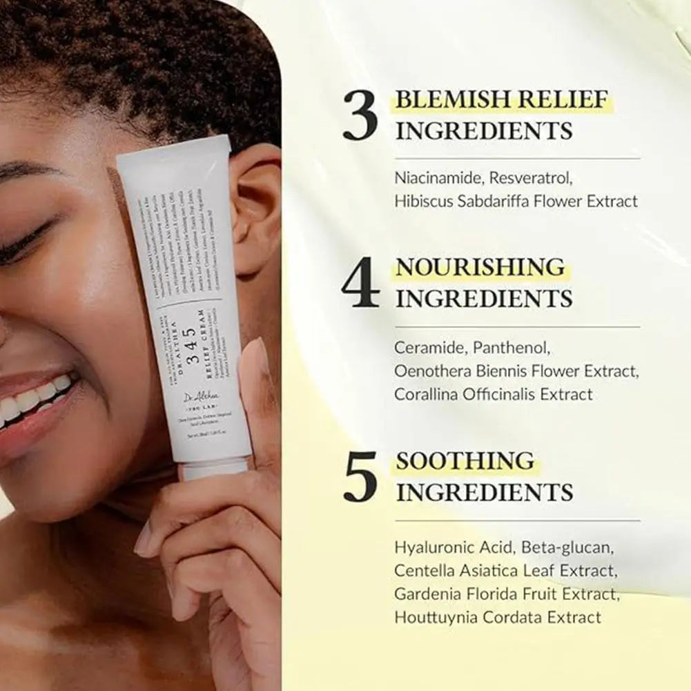 Sheromom's Korean 345 Antioxidant Cream 50ml - Moisturizing Intensive Barrier Repair Oil-control, Soothing for Acne Oily Sensitive Skin