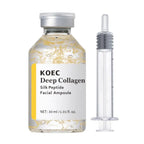 Sheromom's Korean Peptide Silk Collagen Face Serum Deep Intensive Revitalizing Essence Cream Peptide Firming Face Women Hydrating Care 30ml