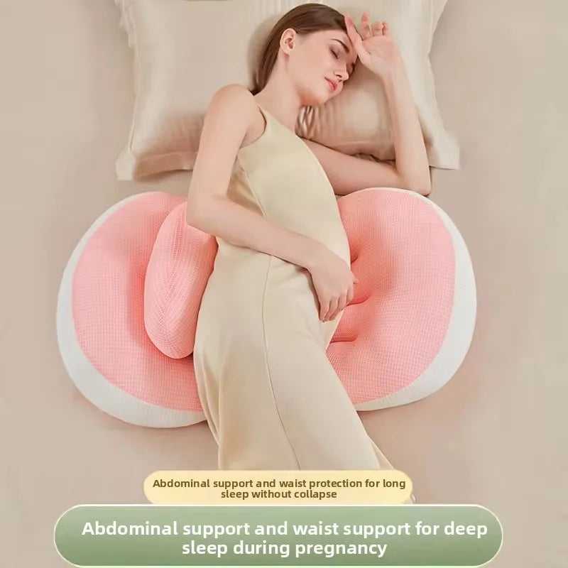 Sheromom's Pregnant Pillow Waist Protection Side Sleeping Pillow Pregnancy Support Breastfeeding Pillow Artifact Pad Baby Accessories