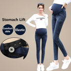 Sheromom's Jeans Women Pregnancy Maternity Clothing Jeans Black Pants For Pregnant Women Clothes Nursing Trousers Denim Jeans Women's
