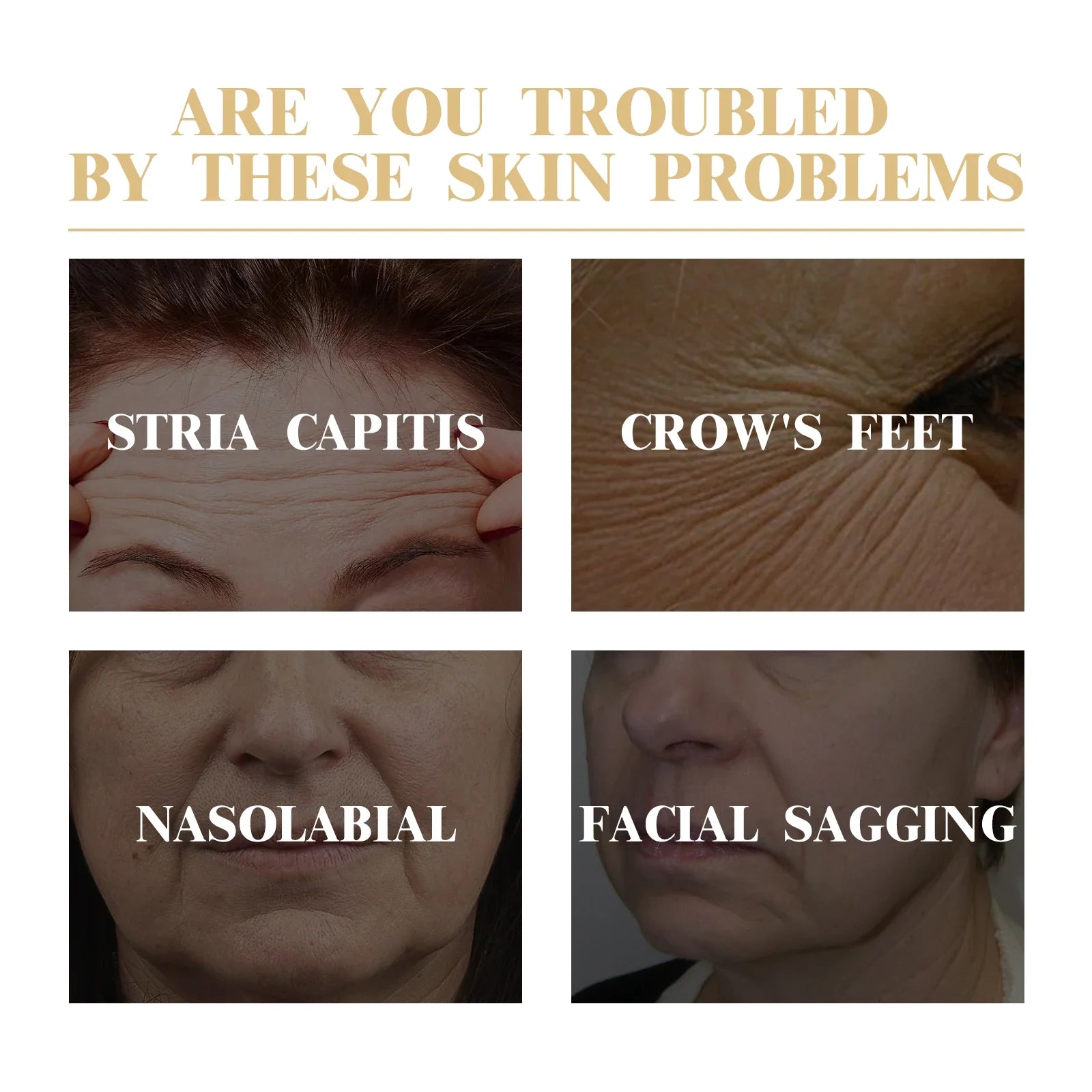 Sheromom's 10PCS Collagen Anti-Wrinkle Facial Mask Anti-Aging Fade Fine Lines Firm Skin Moisturizing Brightening Skincare Korean Cosmetics