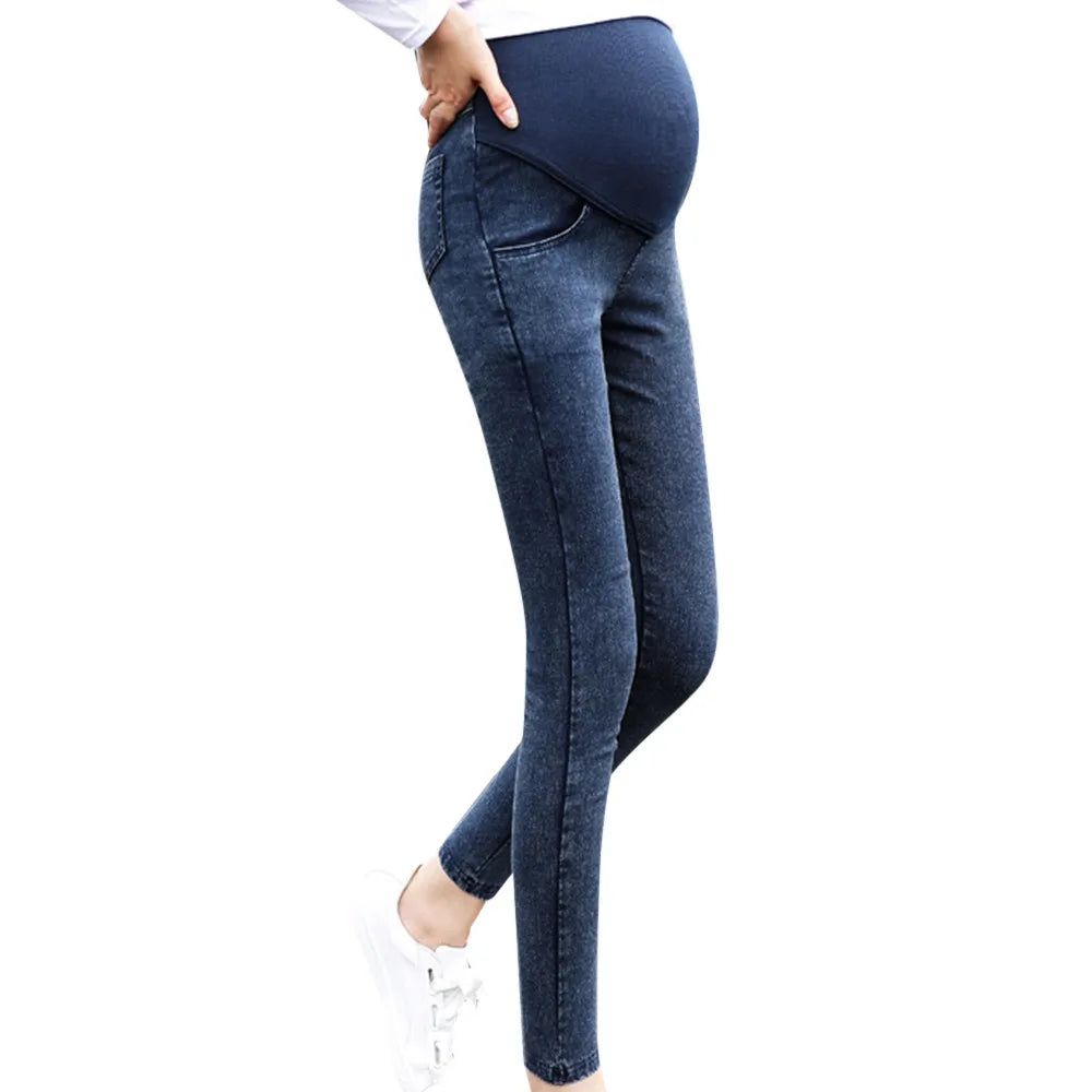 Sheromom's Jeans Women Pregnancy Maternity Clothing Jeans Black Pants For Pregnant Women Clothes Nursing Trousers Denim Jeans Women's