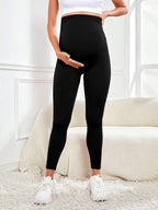 Sheromom's Women's Maternity Leggings Over the Belly Pregnancy Yoga Pants Active Wear Workout Leggings