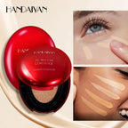 Sheromom's Korean Air Cushion Foundation - Light Natural Moisturizing Concealer Whitening Oil-Control Women's Long-lasting Makeup Base