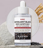 Sheromom's 30ml Korean White And Black Rice Exfoliating Hydrating Essence Brightening Remove Dead Skin Blackhead Soften Serum Skin Care