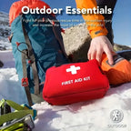 Sheromom's First Aid Kit, Premium Compact Trauma Medical Kits for Any Emergencies, Ideal for Home, Office, Car, Travel, Outdoor, Camping,