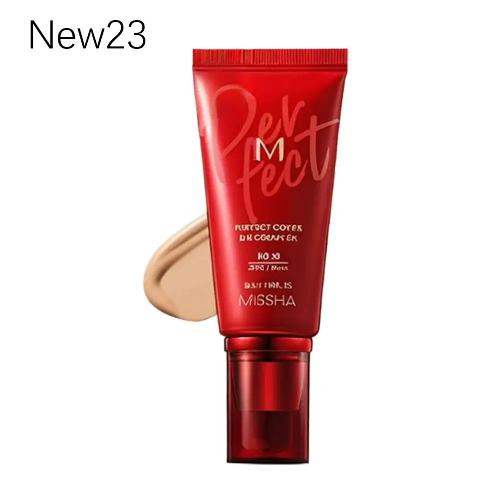 Sheromom's Original Korean Cosmetic BB Liquid Foundation Concealer Cream Facial Makeup Skin-Nourishing Waterproof Oil Control Long-lasting
