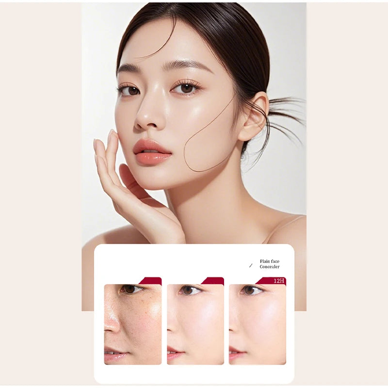 Sheromom's Korean Rice Extract Cream Spf50+ Hydrate Moisturizing Improve Dullness Even Out Brighten Skin Tone Last Light-feeling Concealer