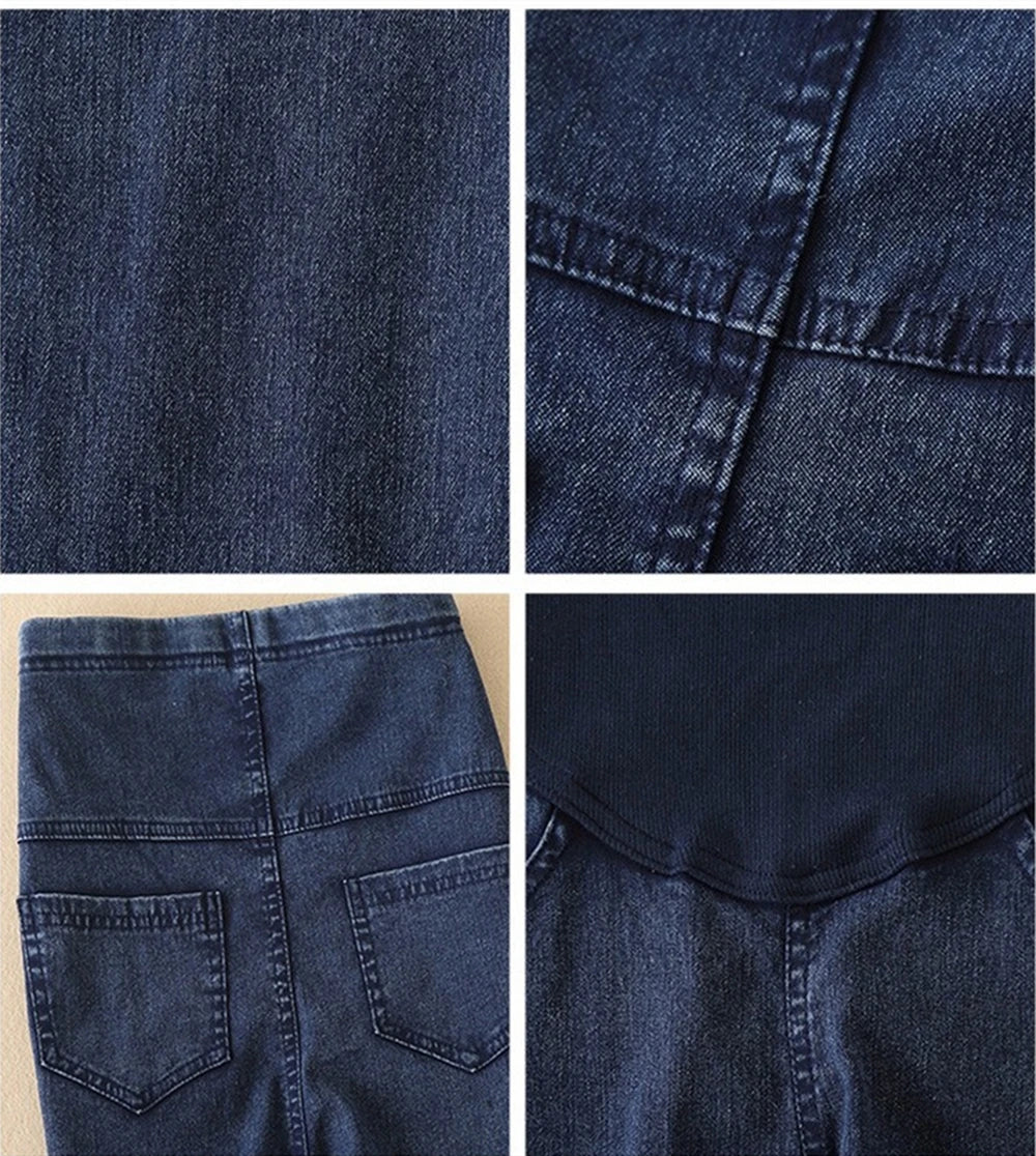 Sheromom's Jeans Women Pregnancy Maternity Clothing Jeans Black Pants For Pregnant Women Clothes Nursing Trousers Denim Jeans Women's