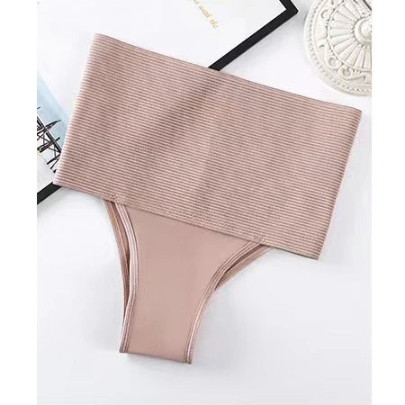 Sheromom's High Waist Postpartum Panties Women's Abdomen Hip Lift Brief Body Shaping Pants Breathable Slimming Underwear Belly Compression