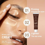 Sheromom's Caffeine Recovery eye Cream with 15% Vitamin C to Lighten dark circles and Tighten Skin Instant Eye Repair Essence Women's Eye Care