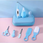 Sheromom's Baby Care Kit (8PCS) - Hospital-Grade Nail Clippers, Soft Brush, Safety Nasal Aspirator, Gentle Comb & | Newborn Essentials