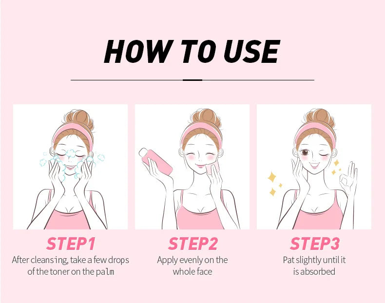 Sheromom's Sakura Facial Cleaner Korean Face Serum Exfoliating Peeling Gel Moisturize Toner Eye Cream Sunscreen Cosmetics Skin Care Set