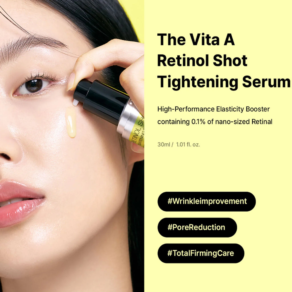 Sheromom's Korean Retinol Tightening Face Serum Firming Wrinkles Eye Cream Hydrating Remove Dark Circles Moisturizer Beauty Skin Care