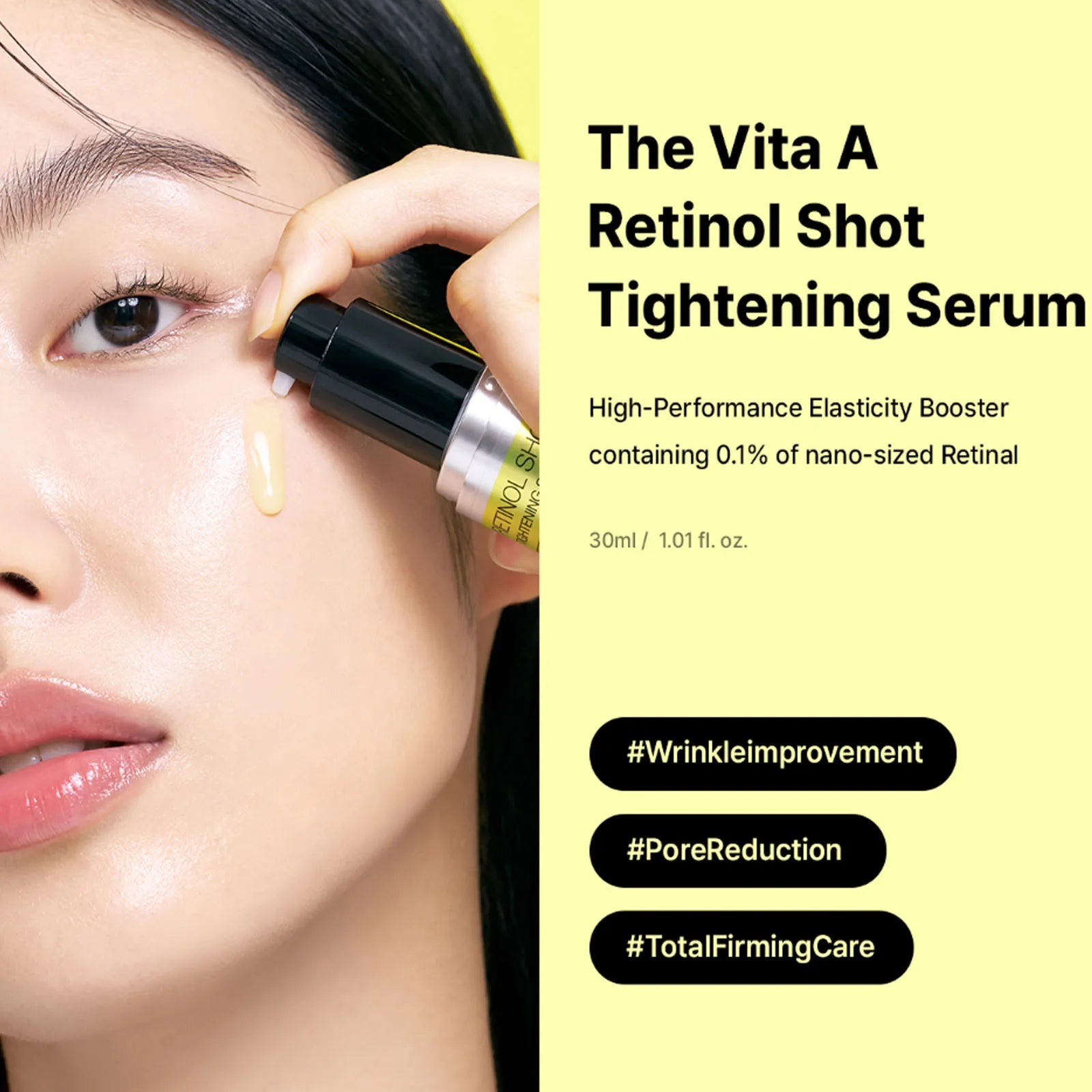 Sheromom's Korean Retinol Tightening Face Serum Firming Wrinkles Eye Cream Hydrating Remove Dark Circles Moisturizer Beauty Skin Care