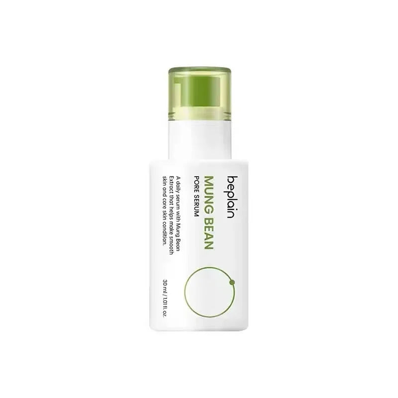 Sheromom's Korean Beplain Mung Bean PH-Balanced Cleansing Foam,Pore Care Serum Gentle Cleansing Oil and Face Clay Mask Facial Skincare Set