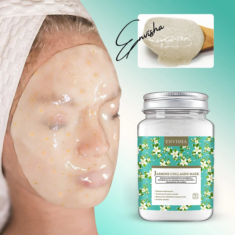 Sheromom's Skin Care Products Facial Crystal Mask Anti-Wrinkle Aging Chamomile Jasmine Rose Moisturizing Shrink Pores Remove Acne Whitening