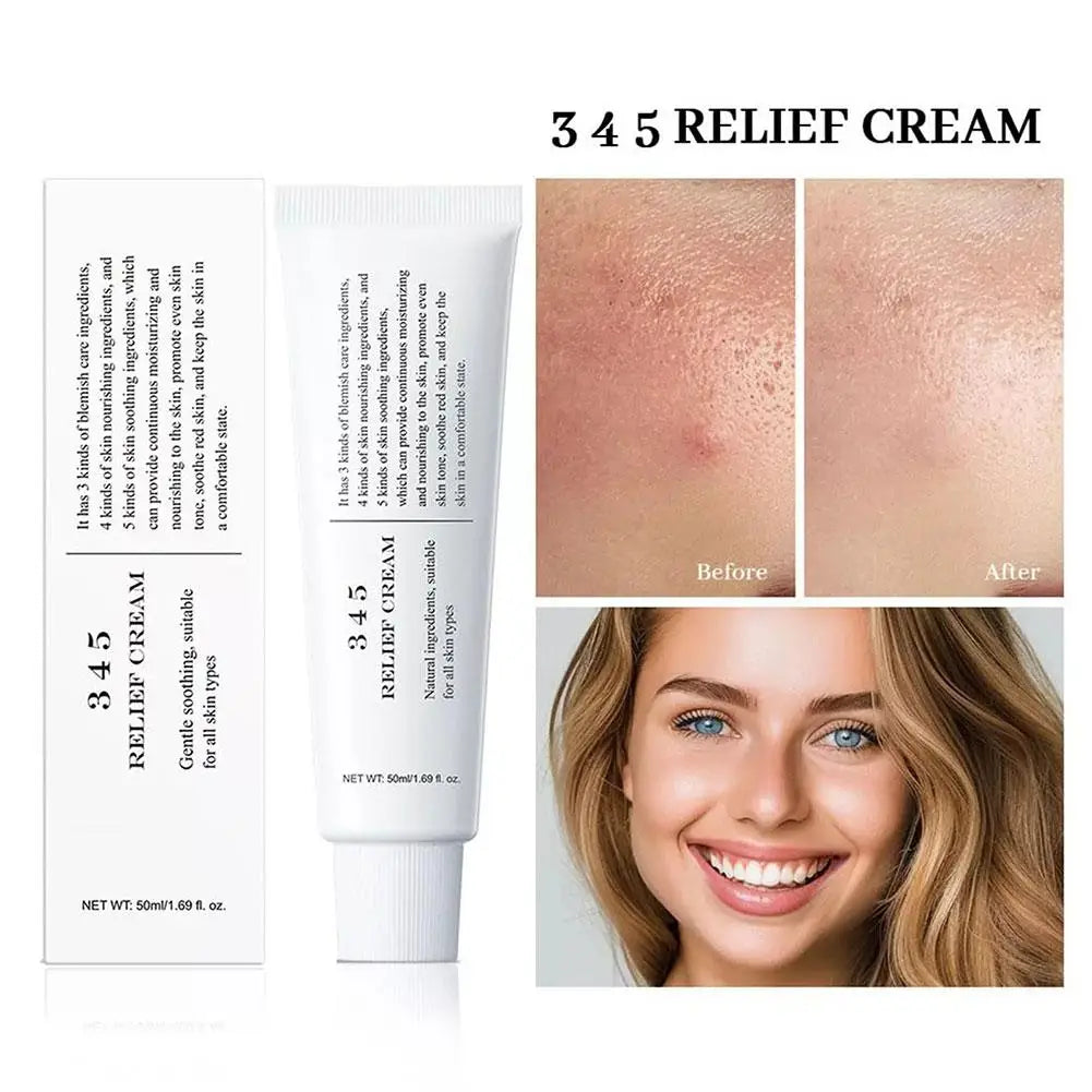 Sheromom's Korean 345 Antioxidant Cream 50ml - Moisturizing Intensive Barrier Repair Oil-control, Soothing for Acne Oily Sensitive Skin