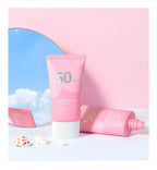Sheromom's Sakura Facial Cleaner Korean Face Serum Exfoliating Peeling Gel Moisturize Toner Eye Cream Sunscreen Cosmetics Skin Care Set