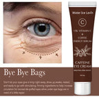 Sheromom's Caffeine Recovery eye Cream with 15% Vitamin C to Lighten dark circles and Tighten Skin Instant Eye Repair Essence Women's Eye Care