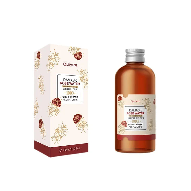 Sheromom's Face Care Rose Water Nourishing Skin Improve Dullness Anti Aging Facial Toner Damask Korean Skincare Products 100ml