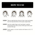 Sheromom's Caffeine Recovery eye Cream with 15% Vitamin C to Lighten dark circles and Tighten Skin Instant Eye Repair Essence Women's Eye Care