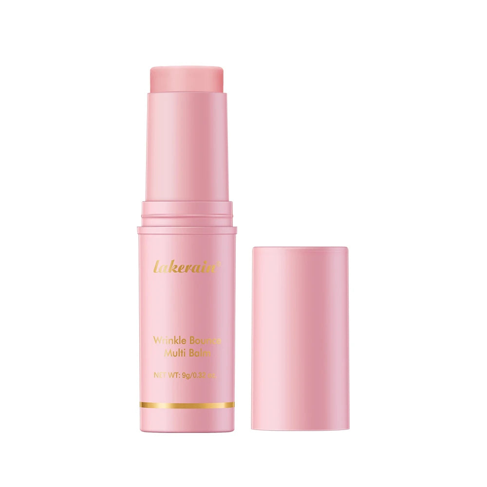 Sheromom's Korean Pink Hydrating Stick Extract Deep Hydrating Facial Skin Multi-functional Pink Balm Stick Skin Care Makeup Base Products