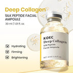 Sheromom's Korean Peptide Silk Collagen Face Serum Deep Intensive Revitalizing Essence Cream Peptide Firming Face Women Hydrating Care 30ml