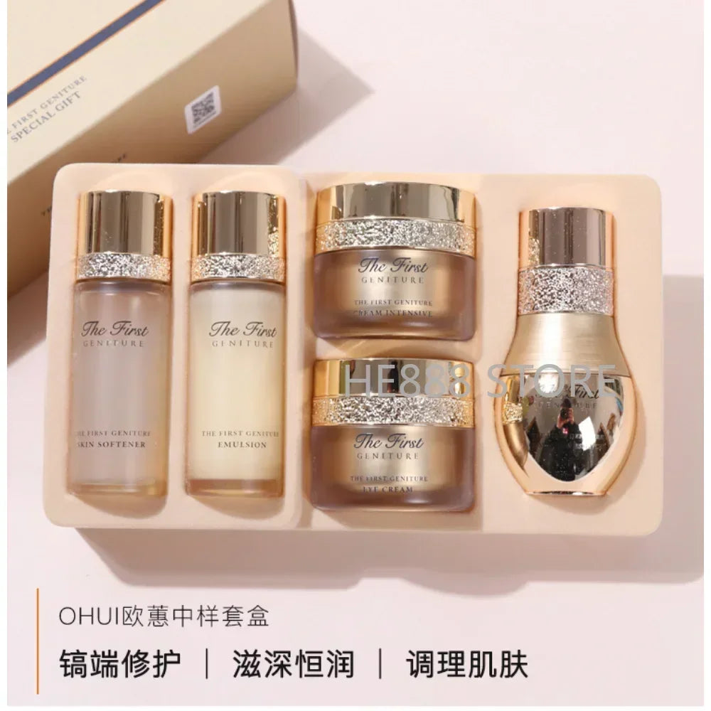 Sheromom's  Korean Cosmetics Ohui Special Gift Set Anti-Wrinkles Repairing Moisturizing Nourishing Hydration Skin Care Products Sample Set