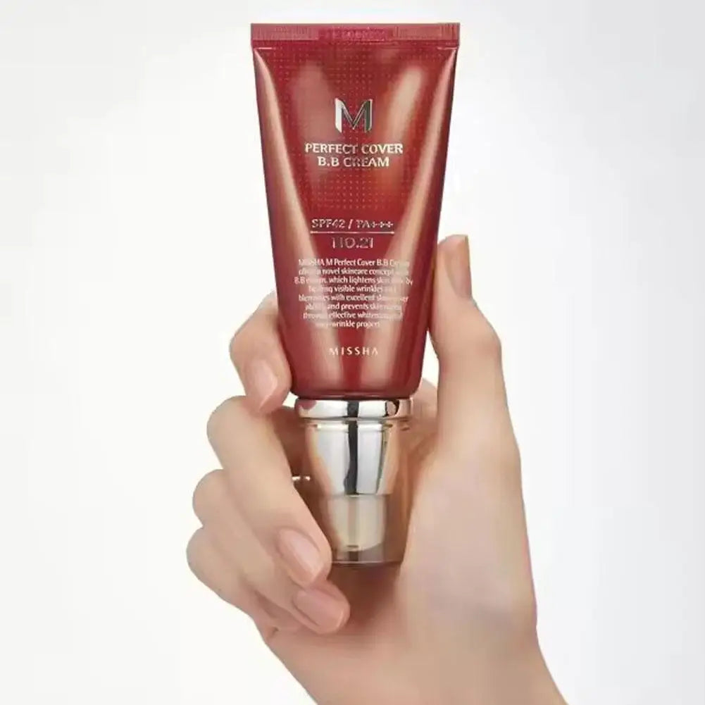 Sheromom's Original Korean Cosmetic BB Liquid Foundation Concealer Cream Facial Makeup Skin-Nourishing Waterproof Oil Control Long-lasting