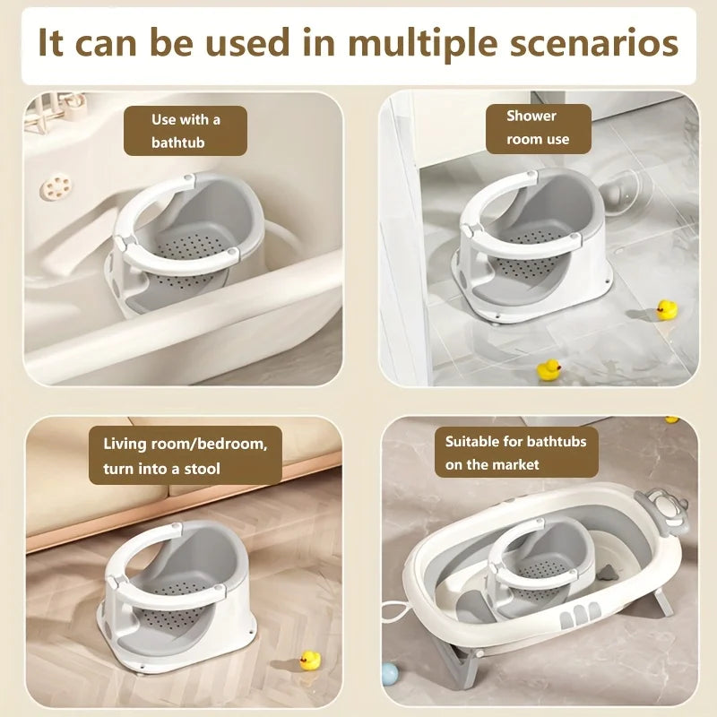 Sheromom's 360° All-Around Bathing Essentials, Unisex Design for Easier Bath Time, Perfect Gift Idea - Bathroom Safety Must-Have