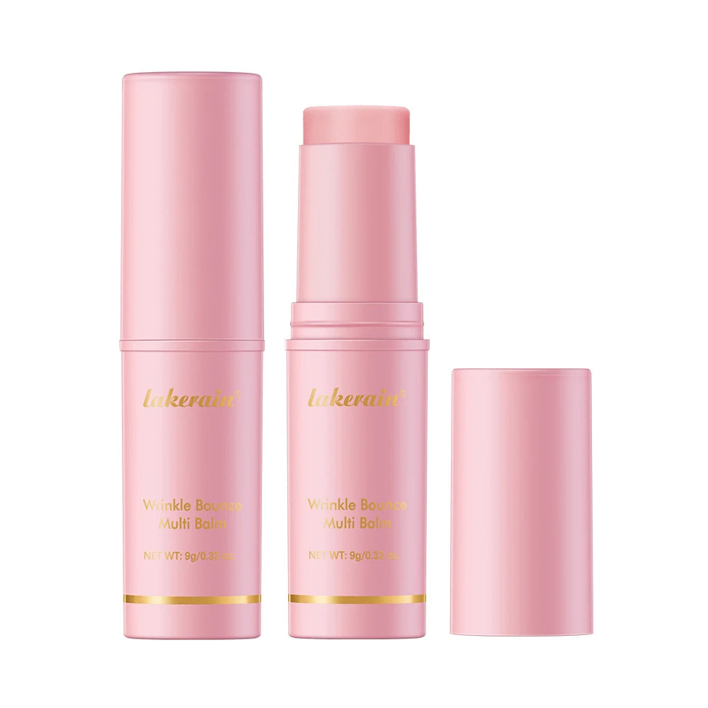 Sheromom's Korean Pink Hydrating Stick Extract Deep Hydrating Facial Skin Multi-functional Pink Balm Stick Skin Care Makeup Base Products