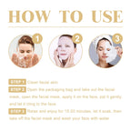 Sheromom's 10PCS Collagen Anti-Wrinkle Facial Mask Anti-Aging Fade Fine Lines Firm Skin Moisturizing Brightening Skincare Korean Cosmetics