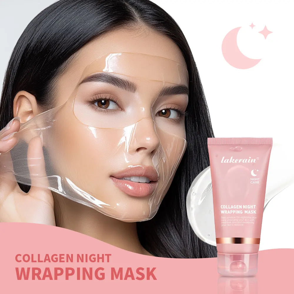 Sheromom's Korean Deep Collagen Mask Peel Off Mask Face Anti-Wrinkle Lifting Skin Care Masks Bio Pack Night Wrapping Woman Overnight Skin
