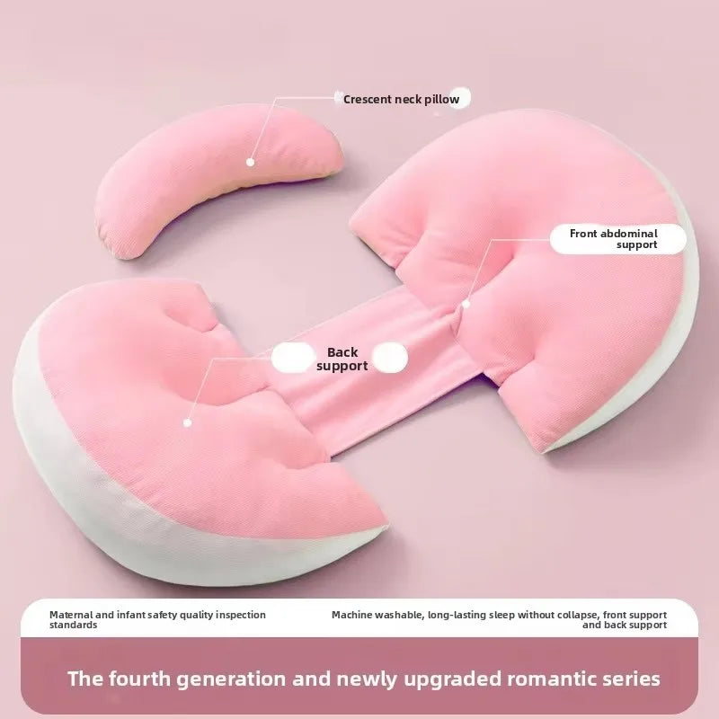 Sheromom's Pregnant Pillow Waist Protection Side Sleeping Pillow Pregnancy Support Breastfeeding Pillow Artifact Pad Baby Accessories