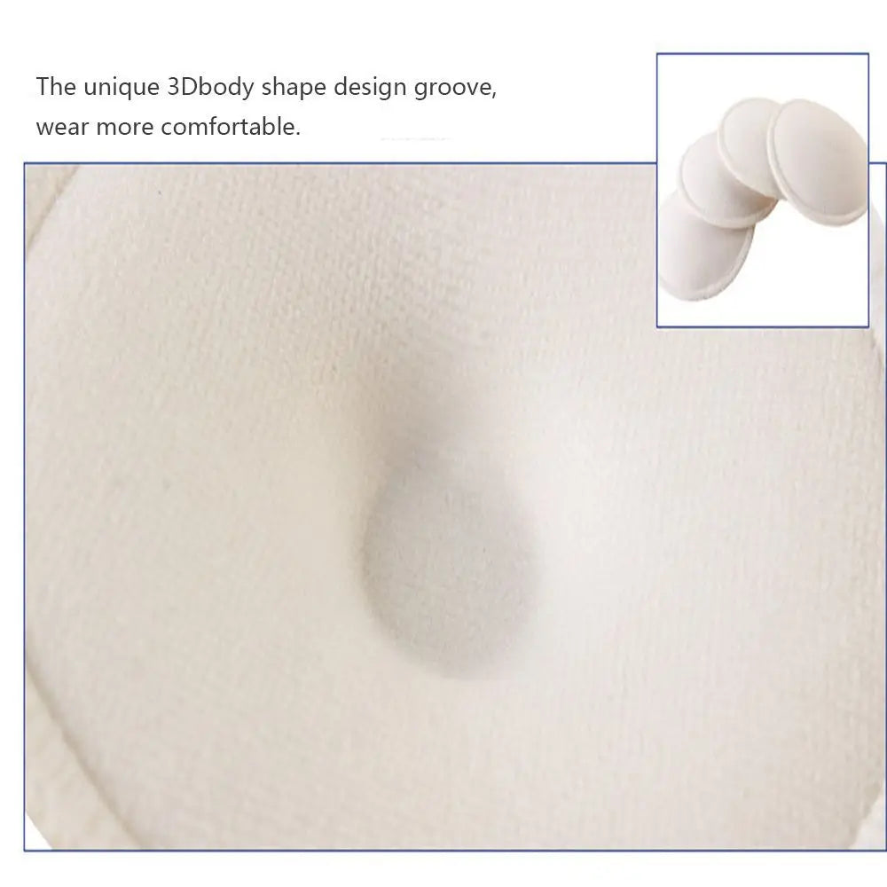 Sheromom's Women Bra Pad Washable Postpartum Mummy Necessary Mammy Breast Pads 4PCS Anti Overflow Breast Pads Maternity Nursing Bra