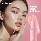 Sheromom's Korean Pink Hydrating Stick Extract Deep Hydrating Facial Skin Multi-functional Pink Balm Stick Skin Care Makeup Base Products