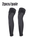 Sheromom's 1/2 Pcs Compression Knee Pads Support Lengthen Stripe Sport Sleeve Arthritis Joint Pain Protector Elastic Kneepad Brace